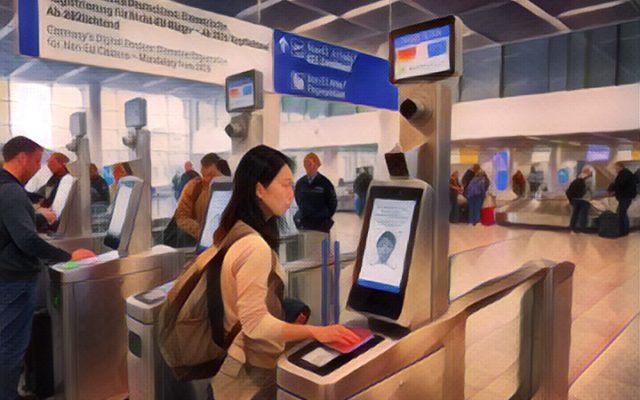 Германия вводит цифровые границы и биометрию для туристов с 2026 года